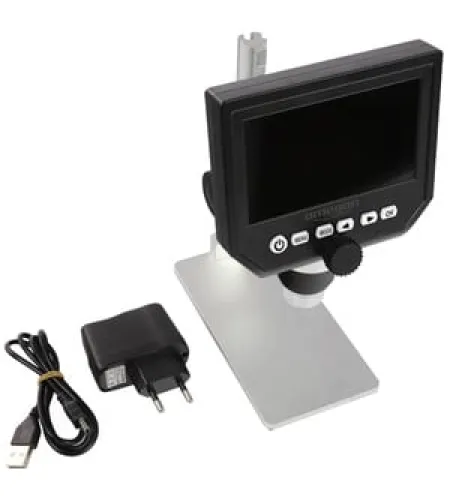 Mikroskoop, Omegon Digistar 1x-600x, LCD 4,3"