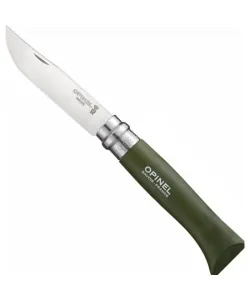 KNIFE OPINEL BLISTER Stainless steel NR 8 KHAKI