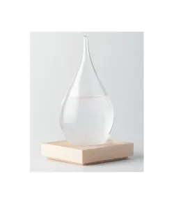 AstroMedia Weather station Fitzroy drop-shaped storm glass (big)