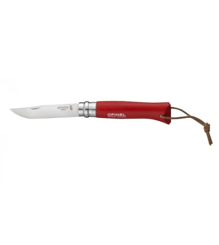 Nuga, Opinel Trekking Nr 8 Stainless Steel, punane