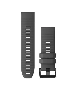 Acc,Enduro,26mm QuickFit Slate Gray Silicone Band
