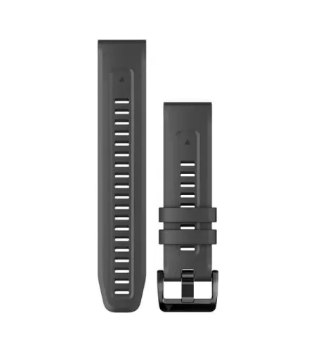 Acc, Fenix 7, 22mm QuickFit Graphite Silicone Band