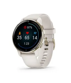 Venu 2 Plus, GPS, Ivory + Cream Gold, WW/EMEA/ANZ