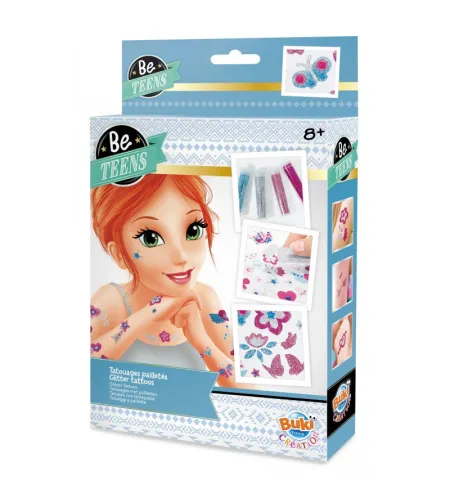 Glitter tattoos, Buki
