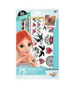 75 wash-off tattoos - Coloured, Buki