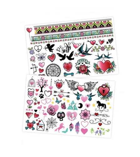 75 wash-off tattoos - Coloured, Buki