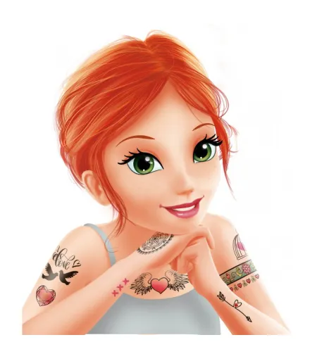 75 wash-off tattoos - Coloured, Buki