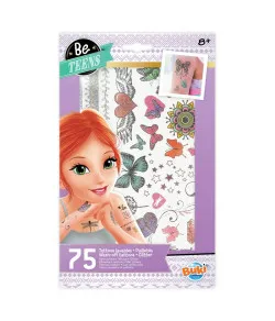 75 wash-off tattoos - Glitter, Buki