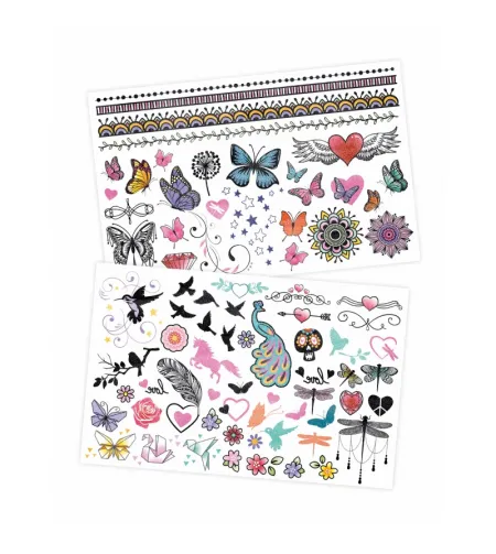 75 wash-off tattoos - Glitter, Buki