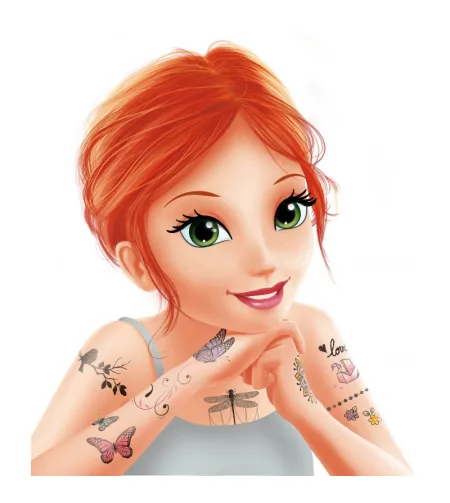 75 wash-off tattoos - Glitter, Buki