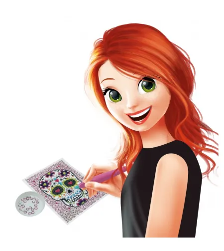 Glitters - Mexican skull, Buki