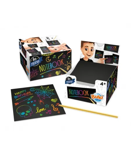 150 kriipsulehte, Buki