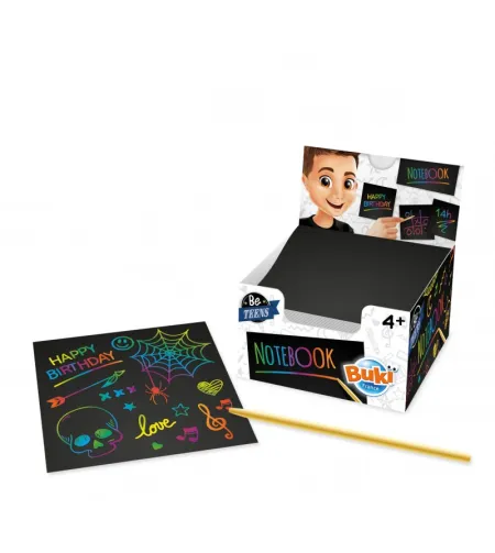 150 kriipsulehte, Buki