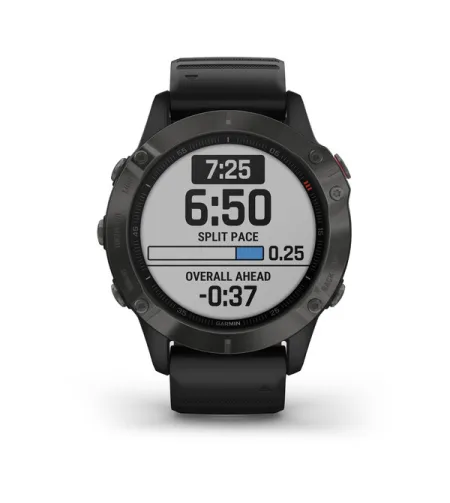 fenix 6,Sapphire,Gray w/Black Band,GPS Watch,EMEA