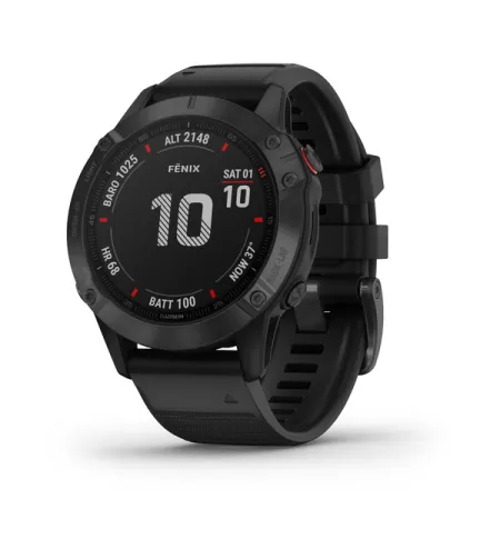 fenix 6,Pro,Black w/Black Band,GPS Watch,EMEA