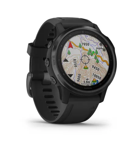 fenix 6S Pro, Black w/Black Band,GPS Watch, EMEA