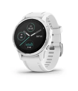 fenix 6S Silver w/White Band,GPS Watch, WW