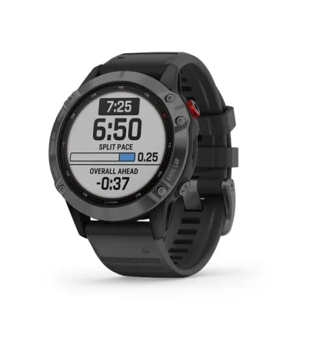 fenix 6 Pro Solar,Black w/Slate Gray Band,GPS Watch,EMEA