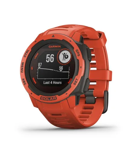 Instinct Solar, GPS Watch, Flame Red, WW