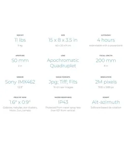 Телескоп AP 50/200 VESPERA, Vaonis