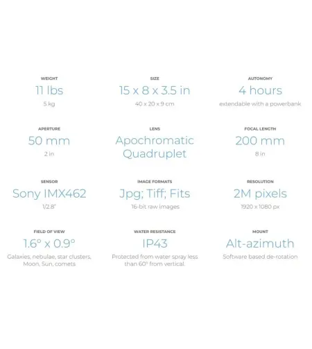 Телескоп AP 50/200 VESPERA, Vaonis