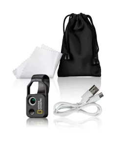 Taskumikroskoop CPL-ga, 200x, NATIONAL GEOGRAPHIC