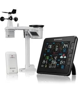 BRESSER Professional 7-in-1 Wi-Fi Weather Station with Light Intensity and UV Measurement