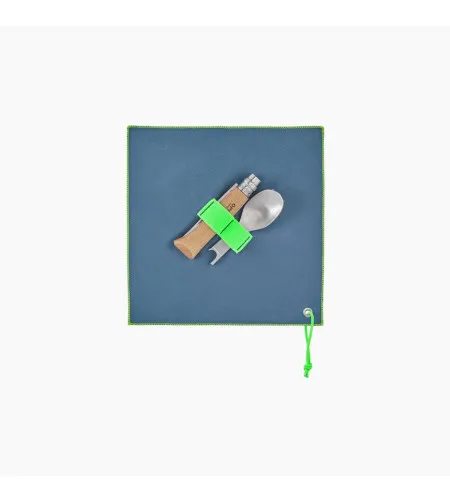 Nuga Nr.8 Roostevaba teras, Piknikukomplekt kahvli ja lusikaga, Opinel