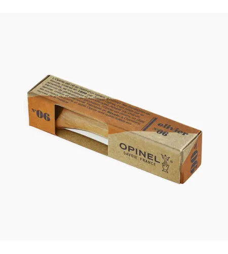 Nuga Nr. 06, roostevaba teras, oliivipuu, Opinel