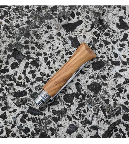 Nuga Nr. 06, roostevaba teras, oliivipuu, Opinel