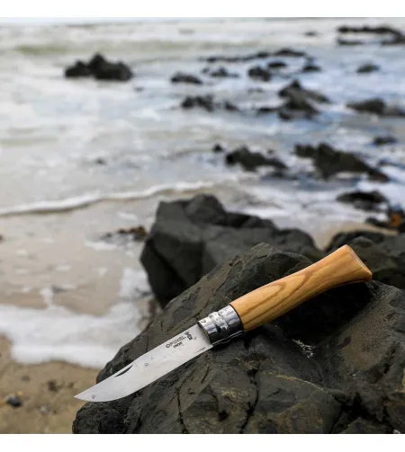 Nuga Nr. 06, roostevaba teras, oliivipuu, Opinel