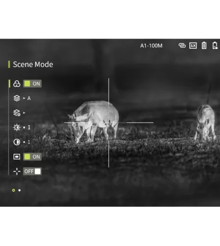 PIXFRA Pegasus P435 384X288, 35MM, 1X-8X, 50HZ, WI-FI thermal imaging riflescope