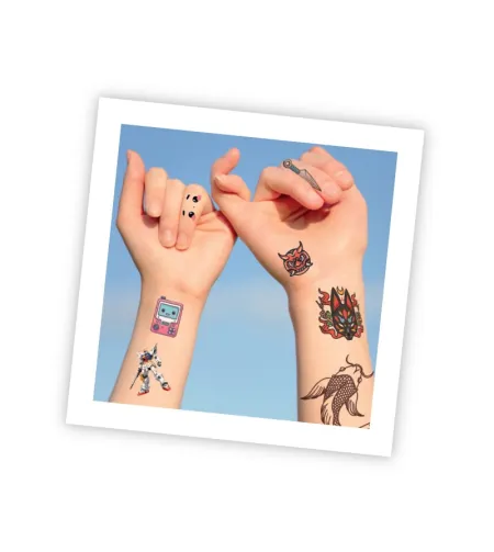 75 wash-off tattoos - Manga Kawaï, Buki