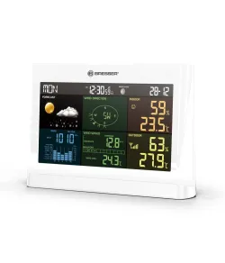 BRESSER 5-in-1 Comfort Weather Station with Colour Display white