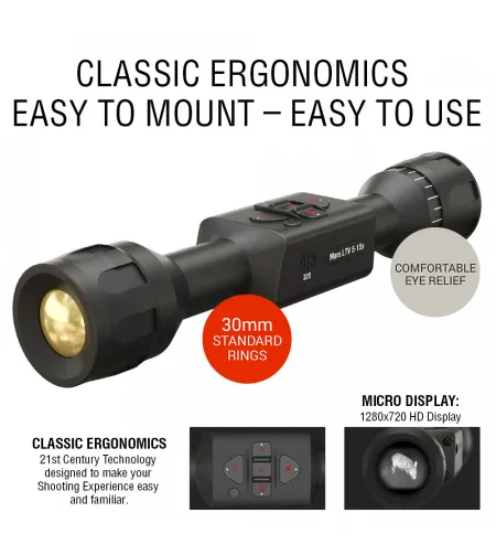 Thermal Scope ATN MARS LTV 320 3-9X 19 mm 320x240 px / 12 μm