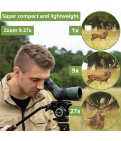 BRESSER Pirsch 9-27x56 Spotting Scope Gen. II with Tube-Focus