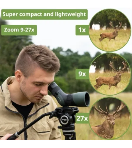 BRESSER Pirsch 9-27x56 Spotting Scope Gen. II with Tube-Focus