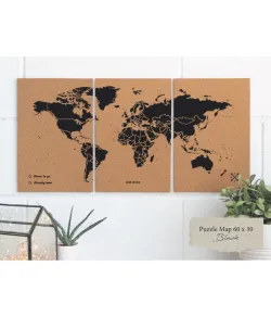 Miss Woodi puslekaart M - must