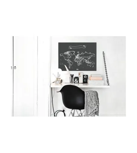 Miss Woodi maailmakaart, kriiditahvel L