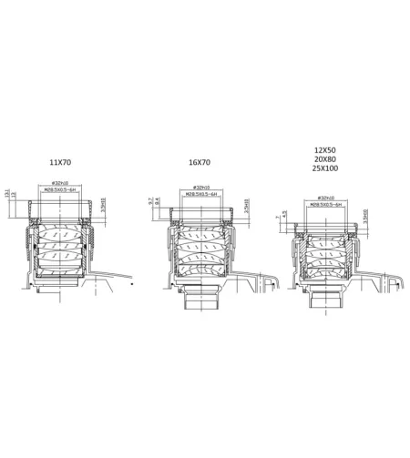 Omegoni binokkel Argus 16x70