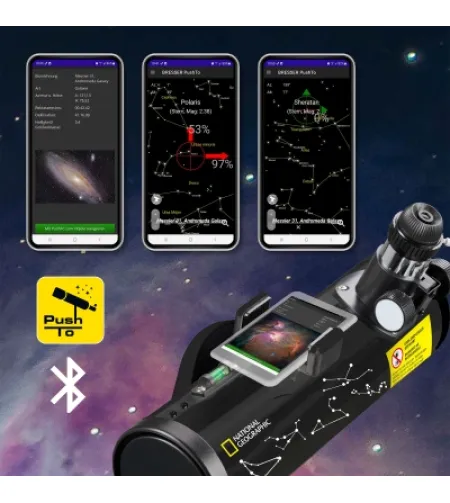 National Geographic nutikas teleskoop PushTo NT-76/350