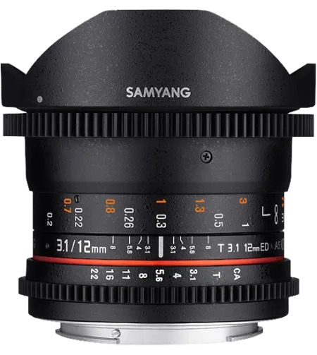 Samyang 12mm T3.1 VDSLR ED AS NCS Fish-Eye MFT
