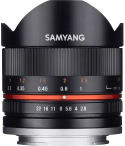 Samyang 8mm f/2.8 UMC Fish-Eye II Canon M (Black)