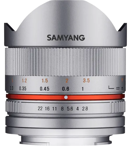 Samyang 8mm f/2.8 UMC Fish-Eye II Canon M (Silver)