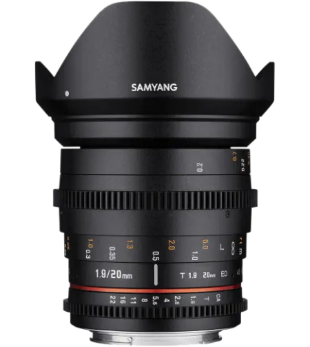 Samyang 20mm T1.9 ED AS UMC Canon EF