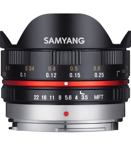 Samyang 7.5mm f/3.5 Fish-Eye MFT (Black)