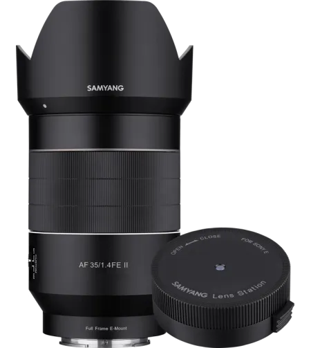 Samyang AF 35mm F/1.4 Sony FE II with Lens Station