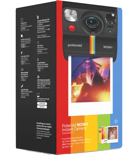 Polaroid Now + Gen 2 E-Box Black