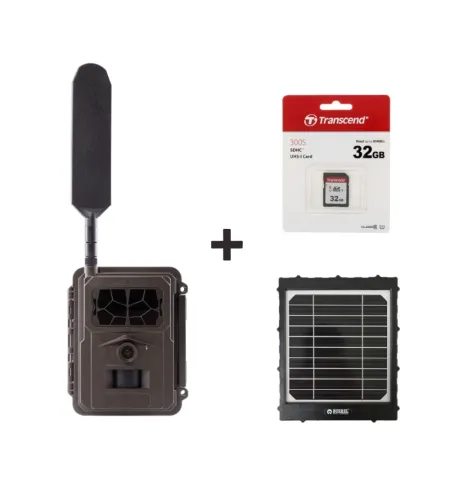 BURREL E24 GLOBAL 4G Jahikaamera + Päikesepaneel