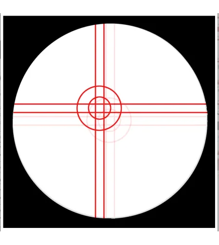Окуляр с подсветкой, Omegon Plössl 9 мм